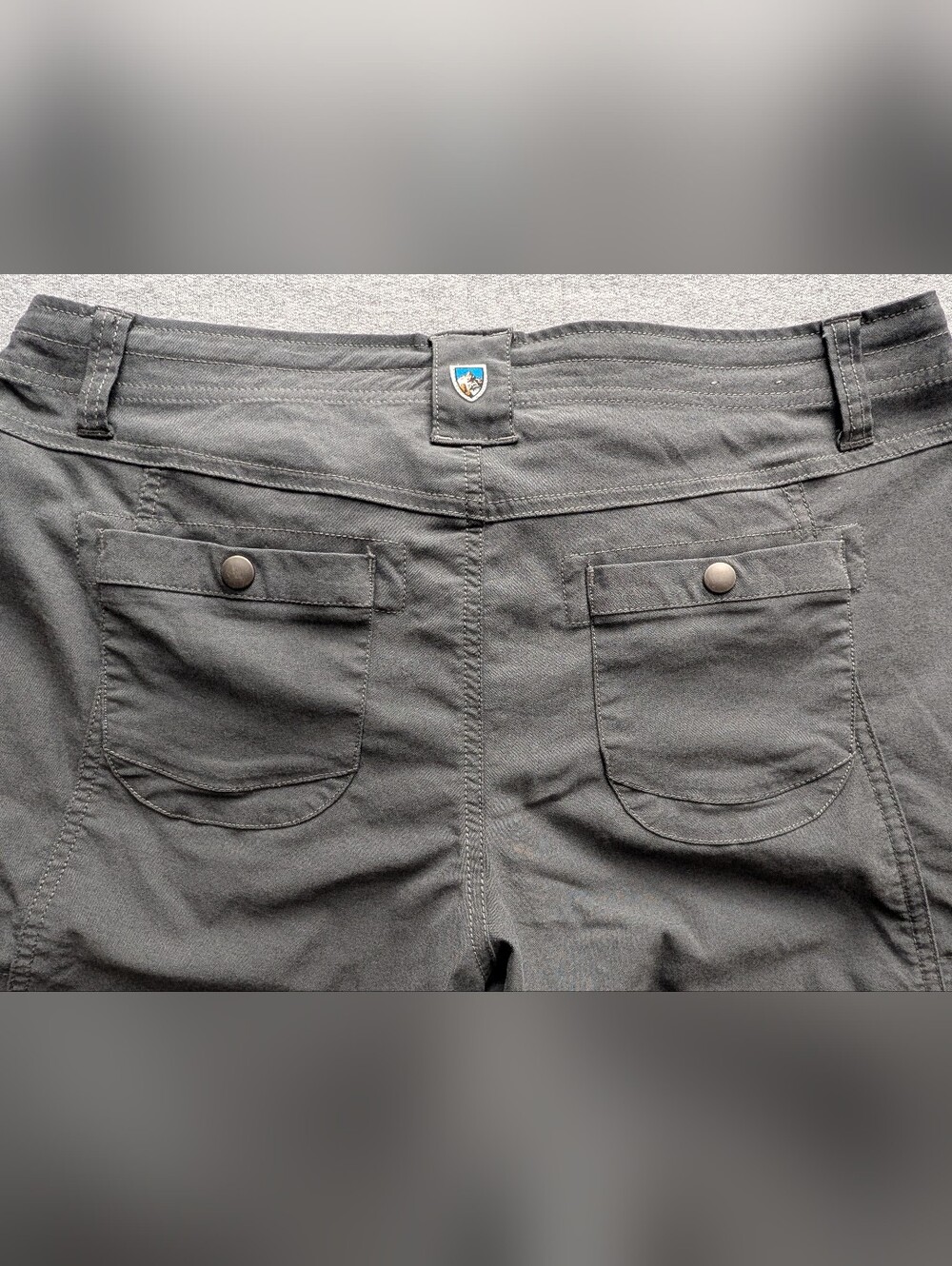 Kuhl Splash Capri Stretch Performance Hiking Trekking Climbing Trail 10 Gray - Picture 8 of 10